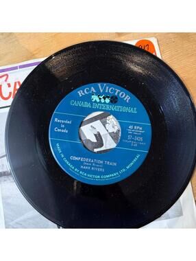 Hank Rivers - Hank's Centennial Travels/Confederation Train 45rpm VG+ R17